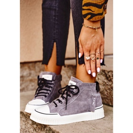 Női sportbőrcipők GOE Grey GG2N3079 barna 1