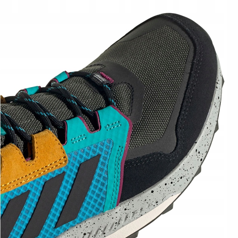 Adidas Terrex Trailmaker M FU7240 cipő fekete kék szürke zöld sárga 1