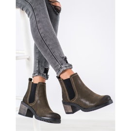 Sergio Leone Stílusos Chelsea csizma zöld 1