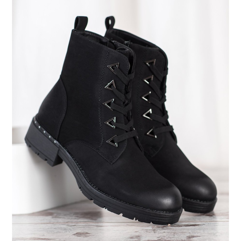 Sergio Leone Fekete fűzős csizma 1