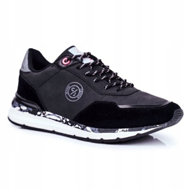 Cross Jeans Férfi sportcipő Cross farmer fekete GG1R4027C szürke 1