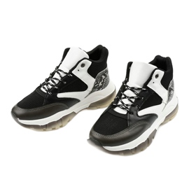 Fekete Barettos csúszós cipők fehér 2 Fekete Barettos csúszós cipők fehér 2