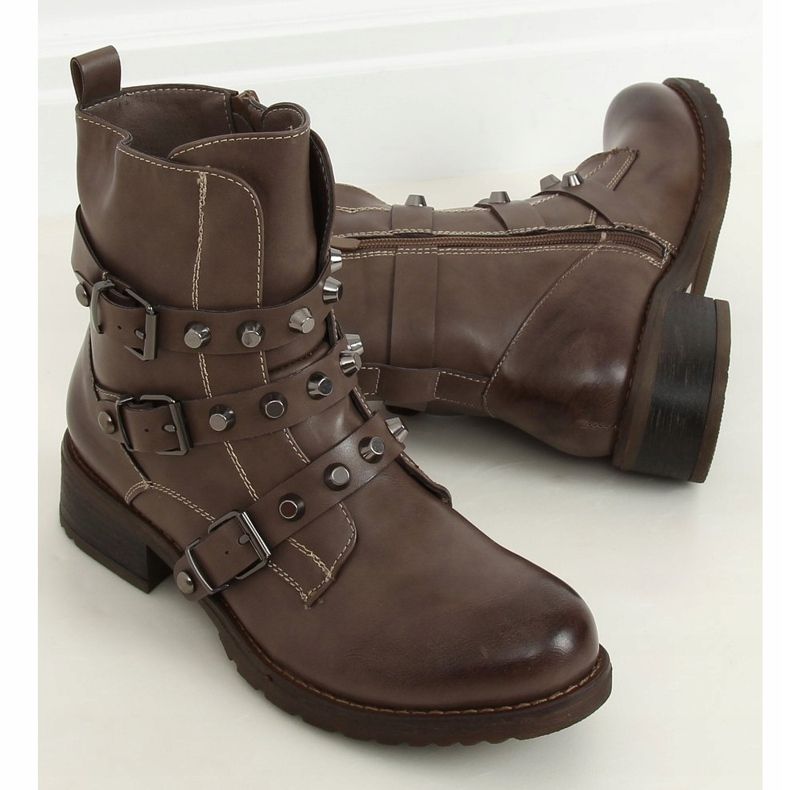 Katonai csizma sötét bézs Z195 Khaki 1