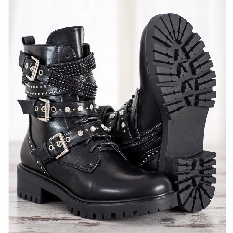 Seastar Díszített munkások fekete 1