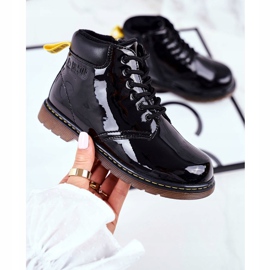 Gyermek meleg csizma Big Star Black GG374075 fekete 1