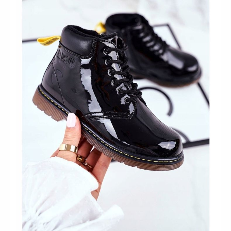 Gyermek meleg csizma Big Star Black GG374075 fekete 1