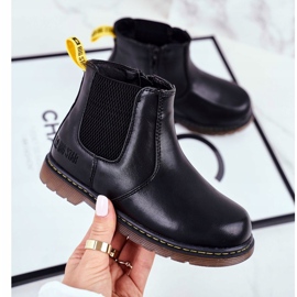 Gyermek Jodhpur csizma Big Star Black GG374080 fekete 1