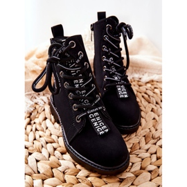 Vinceza Gyermekcsizma Munkások Fekete Mini Aspen 1