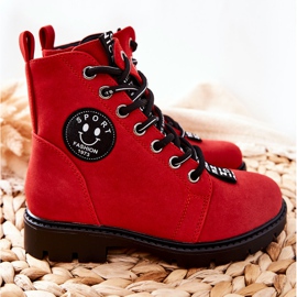 Vinceza Gyermekcsizma Workery Red Mini Aspen piros 2