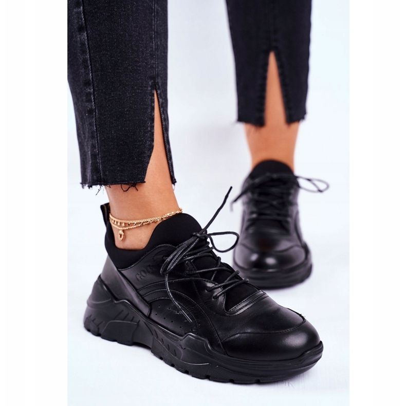 Női Cipők Goe Bőr Fekete GG2N3041 1