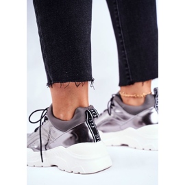 Női Cipők Goe Bőr Pewter GG2N3040 fekete 2