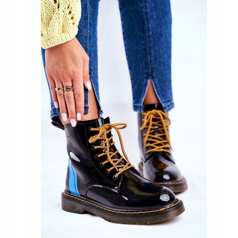 Női Csizma Csapda Glany Goe Bőr Fekete GG2N3056 1