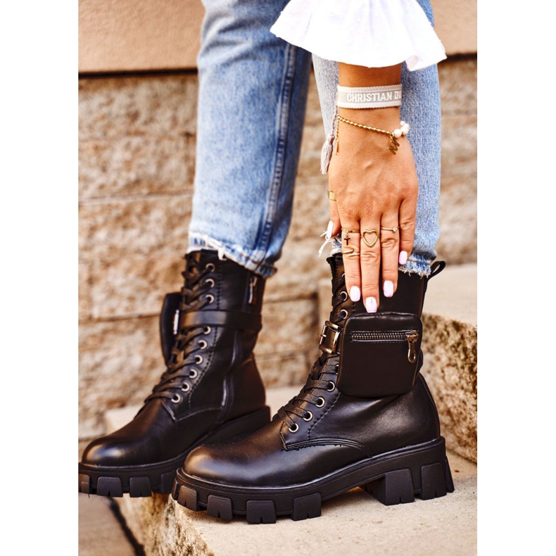 S.Barski Női Csizma A Platformon Fekete Melegített Verdem 2