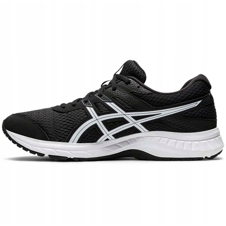 Asics Gel-Contend 6 M 1011A667 003 futócipő fehér fekete 2