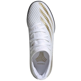 Adidas X GHOSTED.3 Tf Jr EG8214 futballcipő szürke szürke 1 Adidas X GHOSTED.3 Tf Jr EG8214 futballcipő szürke szürke 1