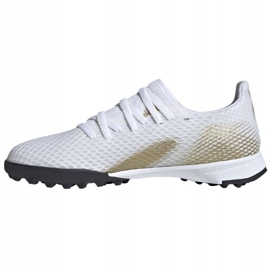 Adidas X GHOSTED.3 Tf Jr EG8214 futballcipő szürke szürke 2 Adidas X GHOSTED.3 Tf Jr EG8214 futballcipő szürke szürke 2