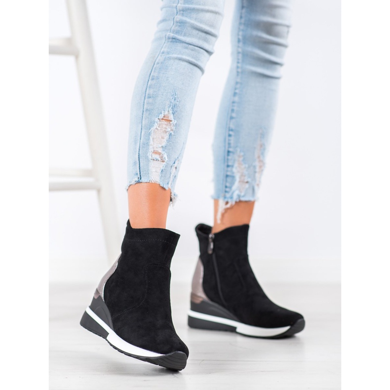 VINCEZA ék csizma fekete 1