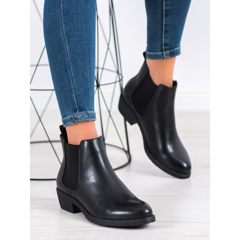 Sergio Leone Fekete csúszós csizma 2