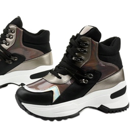 Fekete Gianna csúszós cipők sokszínű 1