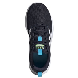 Adidas Lite Racer Cln Jr FV9608 cipő fekete sötétkék 1