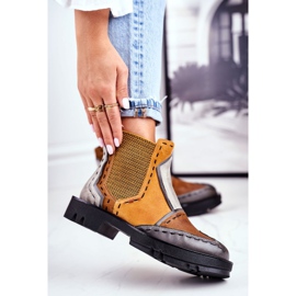 Női bőr Jodhpur csizma Maciejka Sárga 04634 sokszínű 1 Női bőr Jodhpur csizma Maciejka Sárga 04634 sokszínű 1