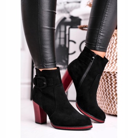 Női csizma magas sarkú Sergio Leone fekete BT533 1