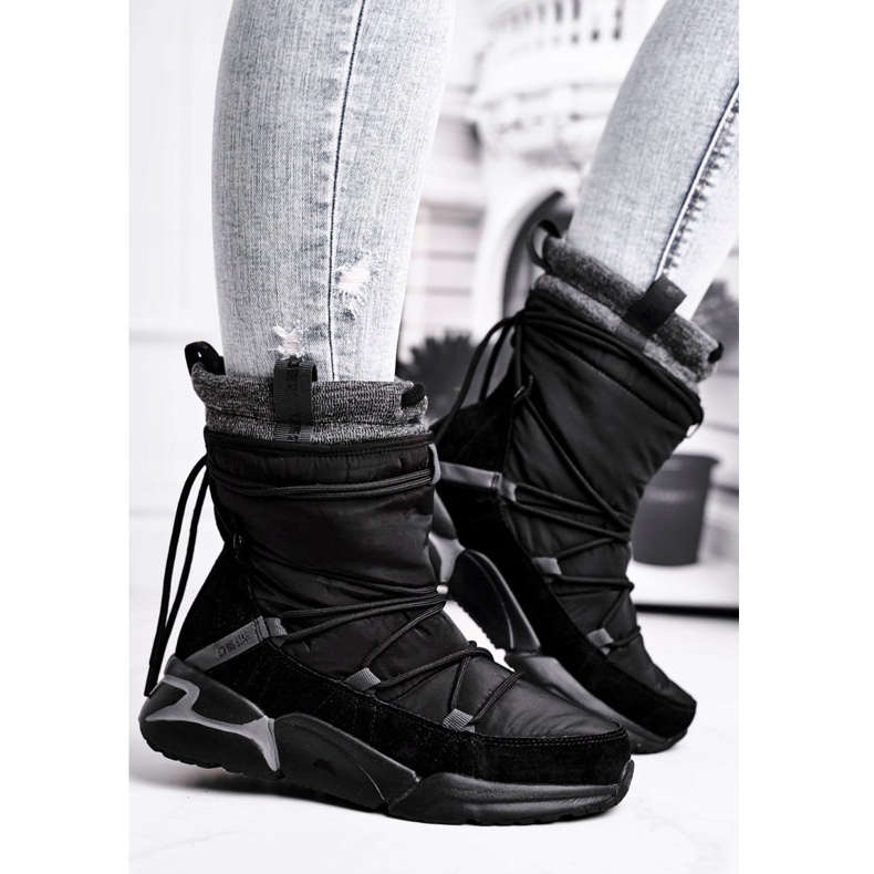 Női hócsizma Big Star Black GG274628 fekete 1