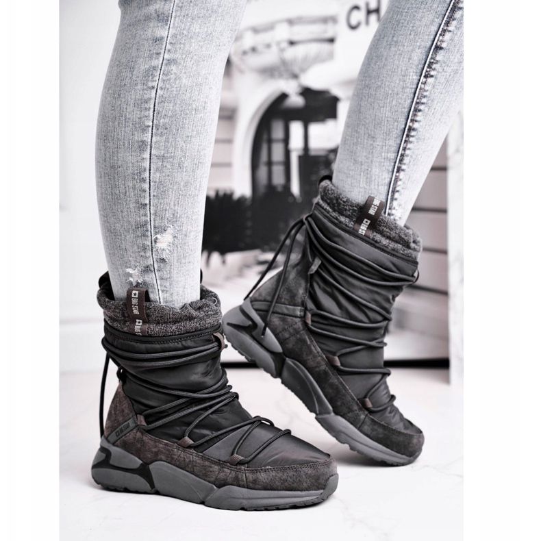 Női hócsizma Big Star Grey GG274629 szürke 1