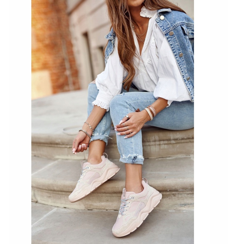 Női cipők Big Star Pink GG274655 rózsaszín 2