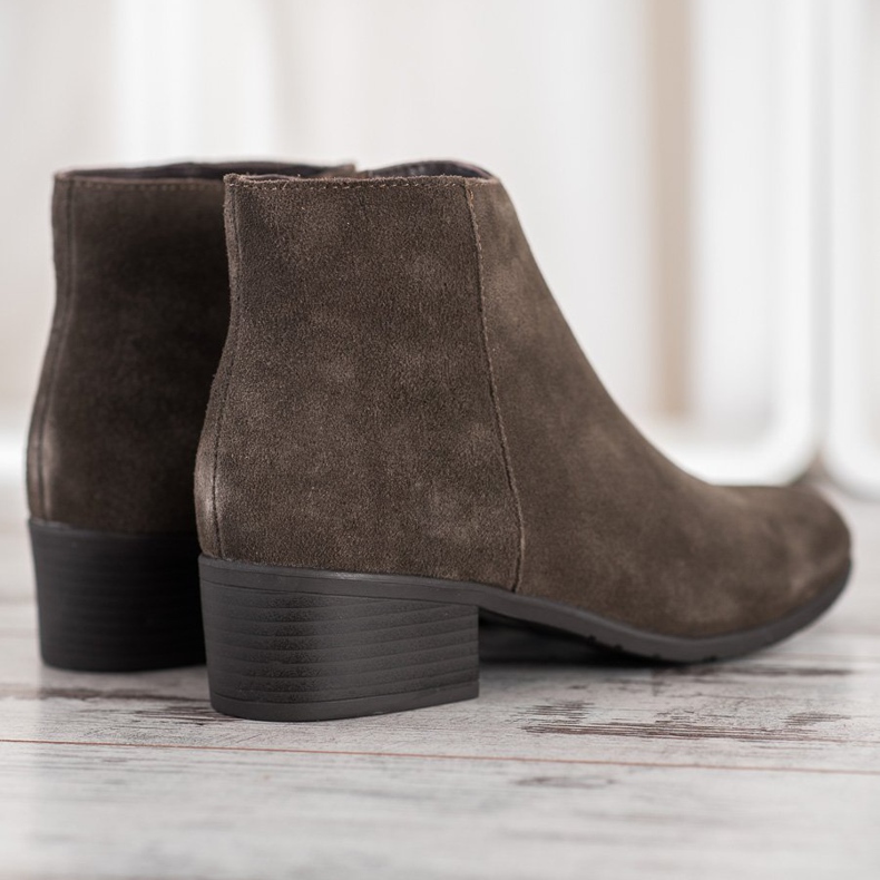 Filippo Klasszikus bőr csizma khaki 1