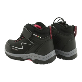 Puha héjú sportcsizma American Club HL38 / 20 membránnal fekete piros 4