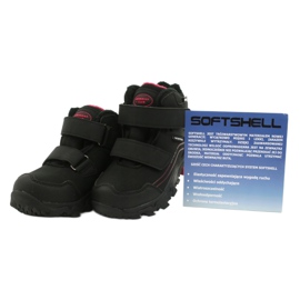 American Club Softshell csizma membránnal fekete piros 4