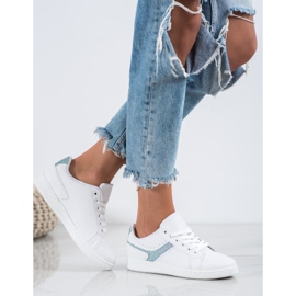 SHELOVET Divatos sportcipő fehér 1