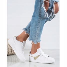 SHELOVET Divatos sportcipő fehér 1