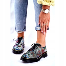 Női Brogues Oxfords bőrvirágok Maciejka 04087-43 sokszínű 1