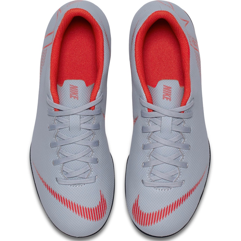Nike Mercurial Vapor 12 Club Mg Jr AH7350 060 futballcipő sokszínű szürke 1
