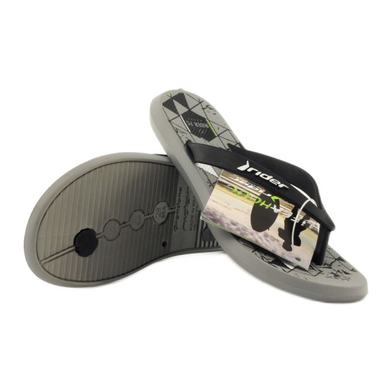 Fiúk Fekete Light Flip -Flops Vízhez 81561 Rider 3