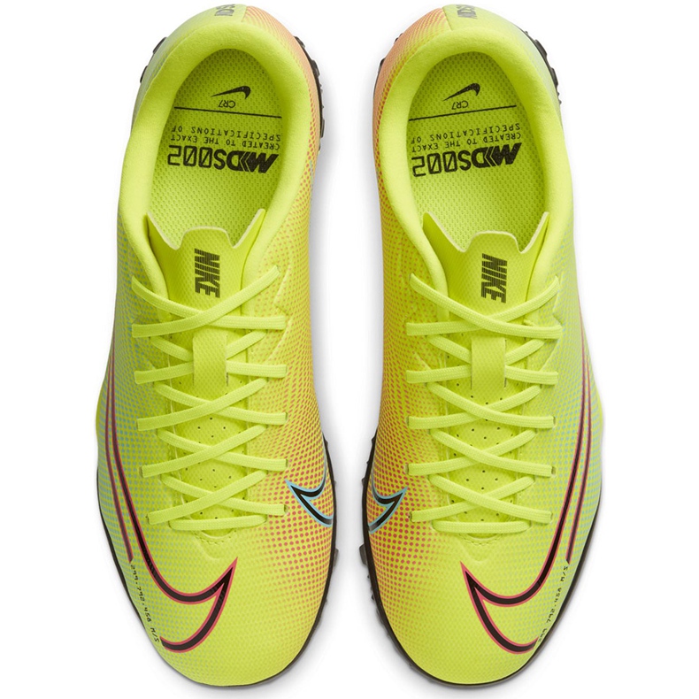 Nike Mercurial Vapor 13 Academy Mds Tf Junior CJ1178 703 futballcipő sokszínű sárga 1