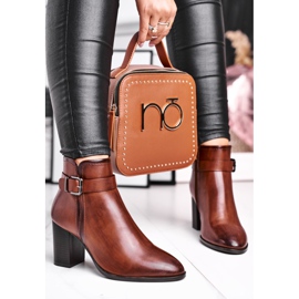 Női csizma magas sarkú Sergio Leone Brown BT509 barna 2