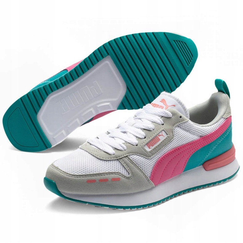 Női cipő Puma R78 W 373117 12 bézs fehér narancssárga rózsaszín zöld 1