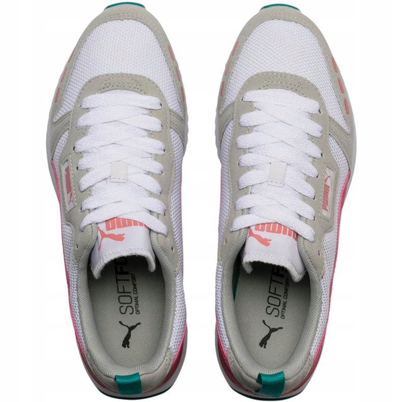 Női cipő Puma R78 W 373117 12 bézs fehér narancssárga rózsaszín zöld 2