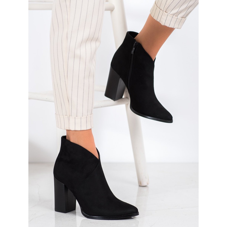 Filippo Stílusos csizma egy poszton fekete 2