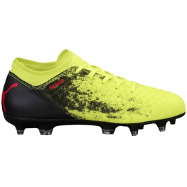 Puma Future 18.4 Fg Ag Junior futballcipő sárga-fekete 104346 01 sokszínű 1