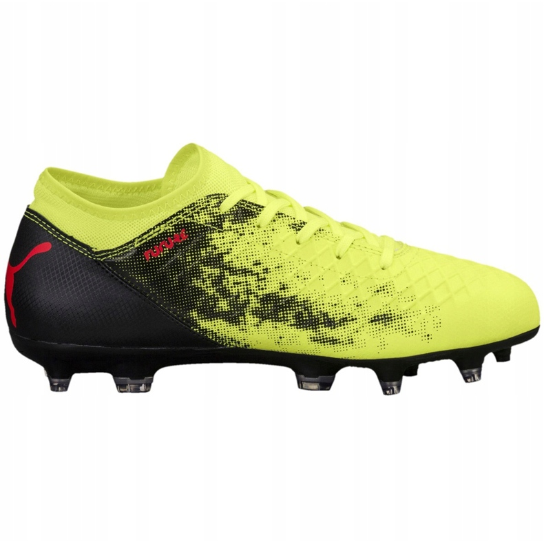Puma Future 18.4 Fg Ag Junior futballcipő sárga-fekete 104346 01 sokszínű 1