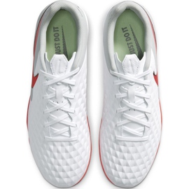 Nike Tiempo Legend 8 Academy Tf AT6100 163 futballcipő fehér fehér 1