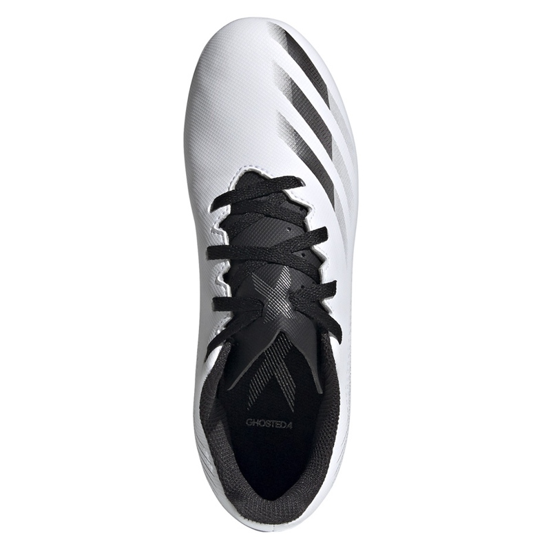 Adidas X GHOSTED.4 FxG Junior FW6798 futballcipő fehér fehér 1