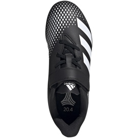 Adidas Predator 20.4 H&amp;L Tf Jr FW9225 futballcipő fekete fekete 1