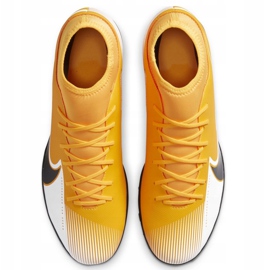 Nike Mercurial Superfly 7 Club Tf AT7980 801 futballcipő narancssárga sárga 1