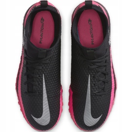 Nike Jr Phantom Gt Academy Df Tf CW6695 006 futballcipő fekete fekete 1