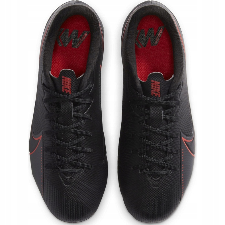 Nike Mercurial Vapor 13 Academy FG / MG Junior AT8123 060 futballcipő fekete fekete 1